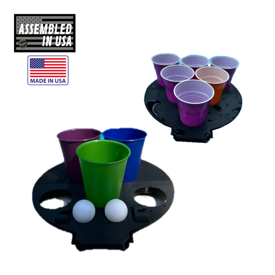 Floatable Beer Pong Bucket Lid