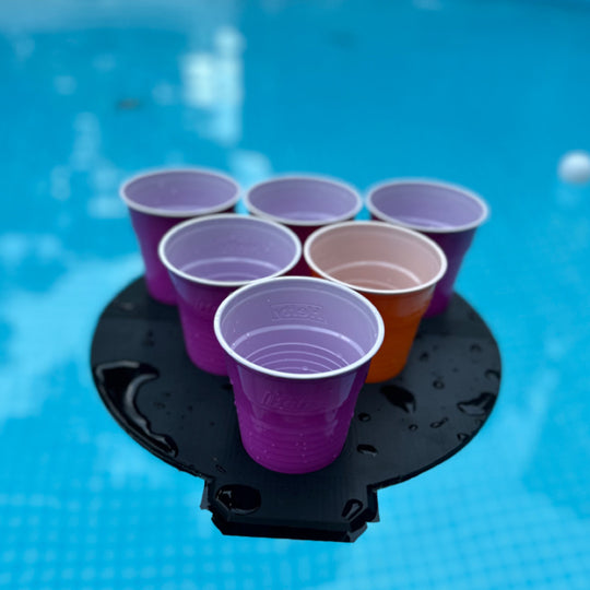 Floatable Beer Pong Bucket Lid