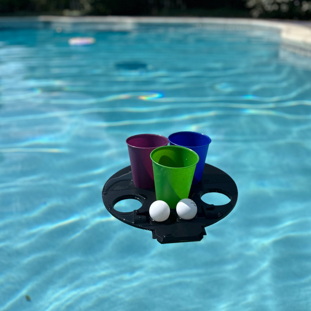 Floatable Beer Pong Bucket Lid